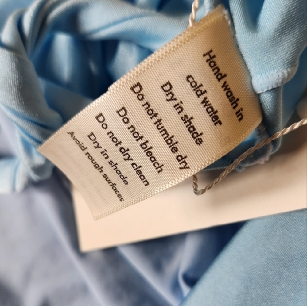 BAOBAB MIAMAR‎ DRESS LIGHT BLUE XL NWT - Picture 8 of 11